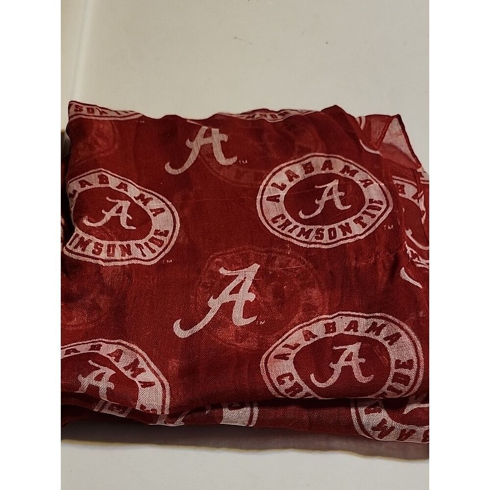 Alabama Crimson Tide Logo Scarf - Crimson & White